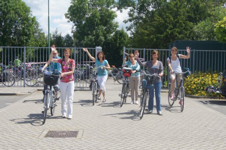 even zwaaien naar de fotograaf