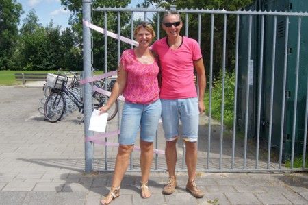 Zelfs de deelnemers gaan in roze