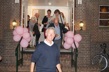 Pauze, dus op naar de koffie